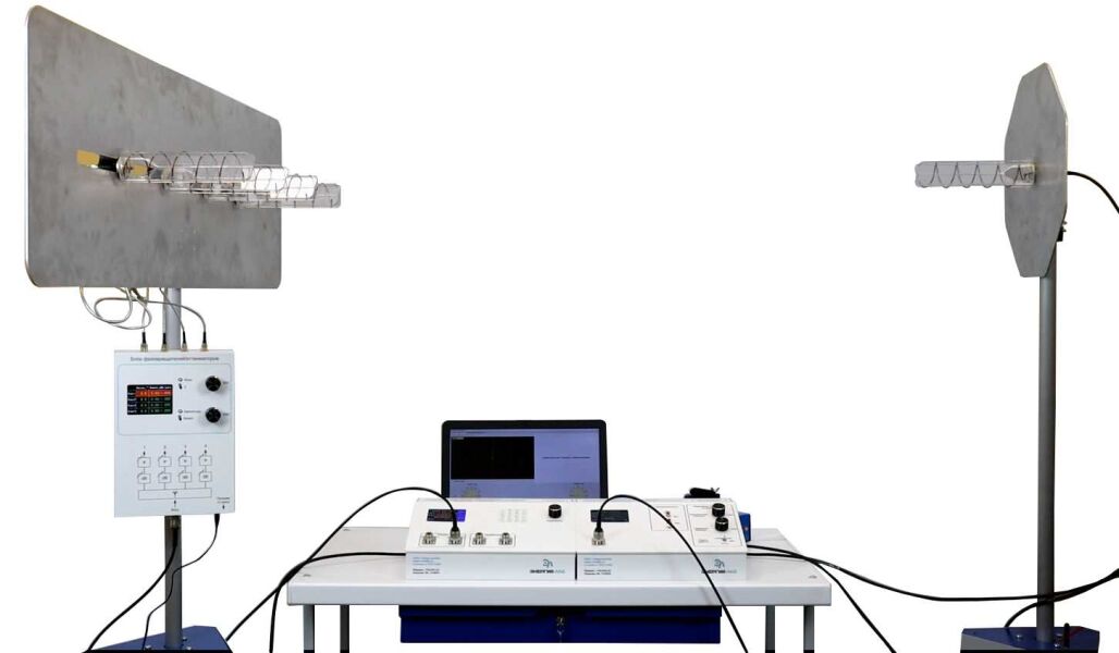 Лабораторная установка «Исследование характеристик направленности и диапазонных свойств спиральной антенны и линейной антенной решетки спиральных излучателей»
